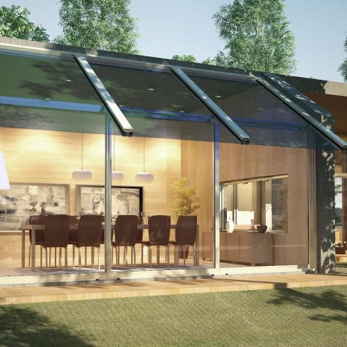 Techos de vidrio aluminio — galerías y patios Granadero Baigorria